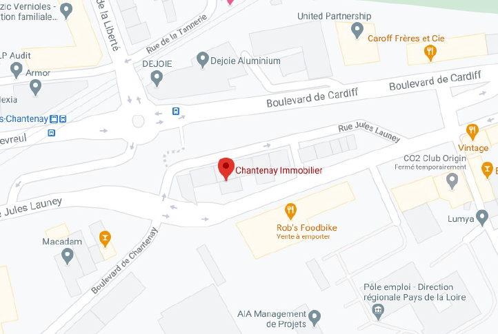 Cliquez pour google maps et établir votre itinéraire